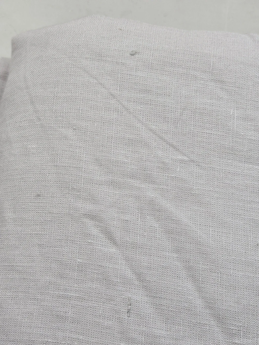 QUINCE Set Of 2 48x108 European Linen True Blackout Curtains Cloud 9271